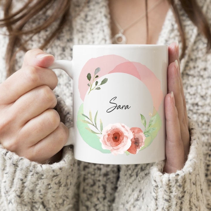 Tazza personalizzata - Floreale
