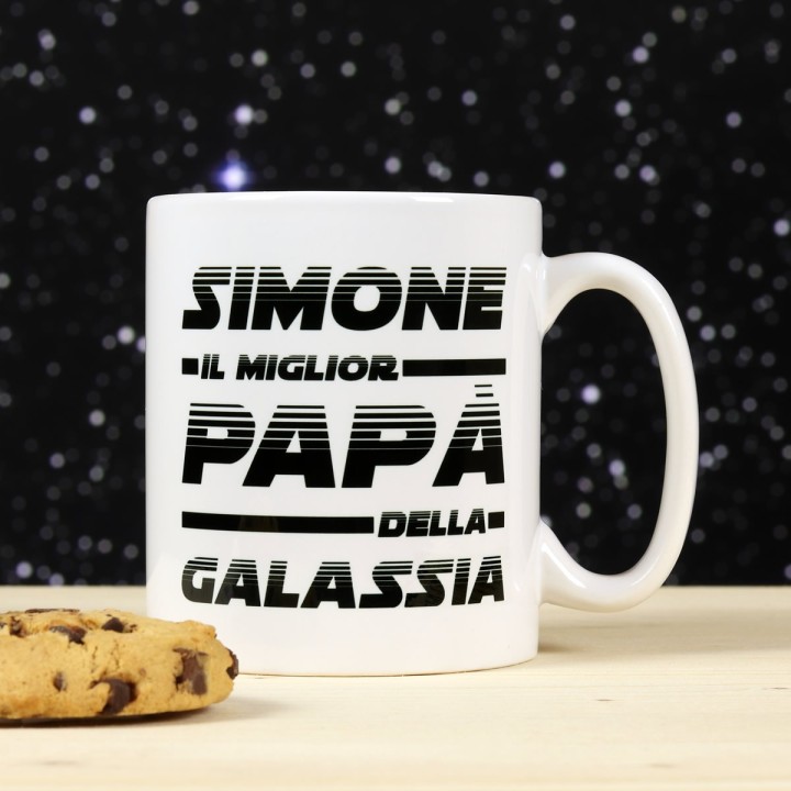 Tazza personalizzata – Papà galattico