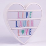 Lampada Cuore personalizzabile
