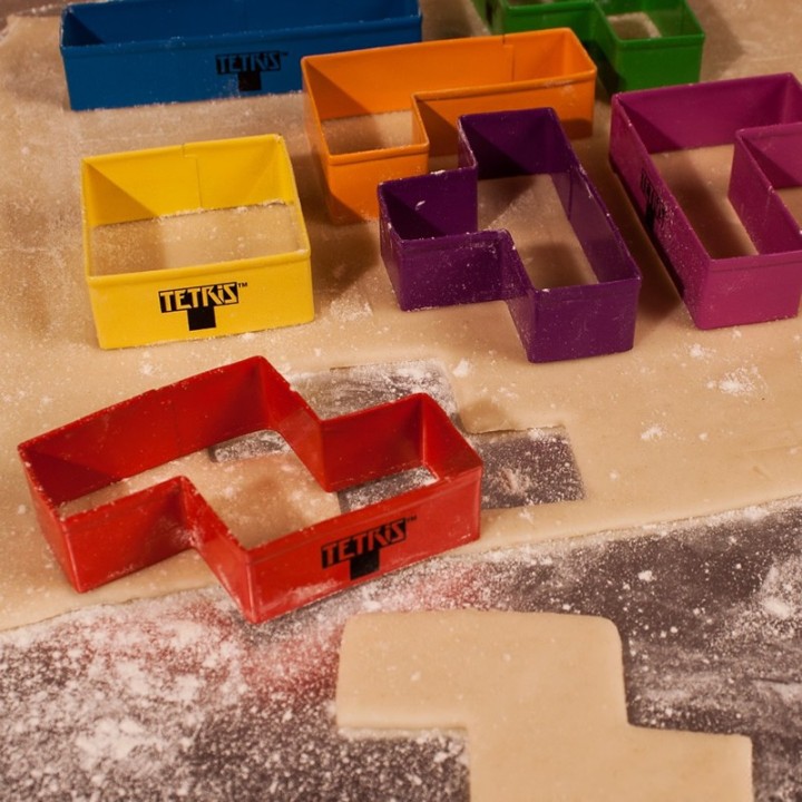 Stampi per biscotti di Tetris