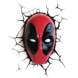 Luce da parete 3D Deadpool