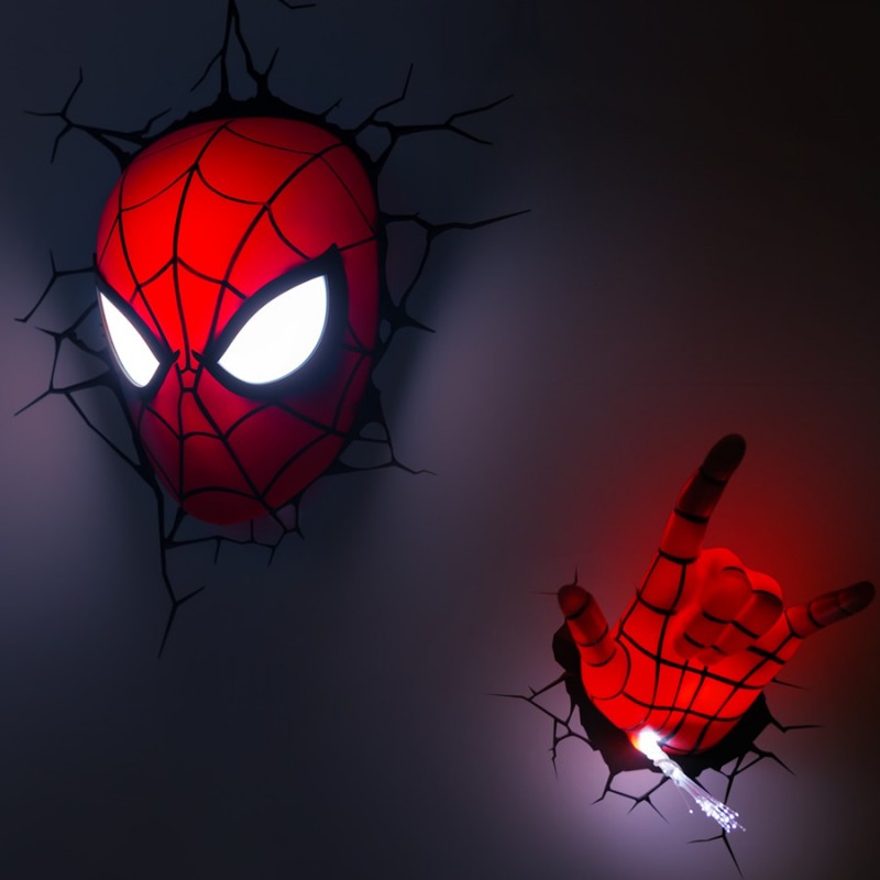 Luci da parete 3D Spider-Man