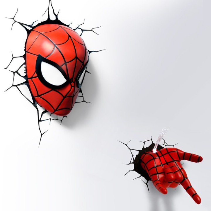 Luci da parete 3D Spider-Man