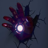 Luce da parete 3D Iron Man