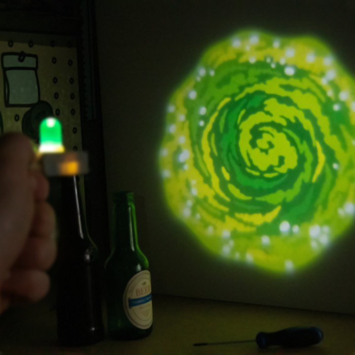 Portachiavi Portal Gun Rick and Morty