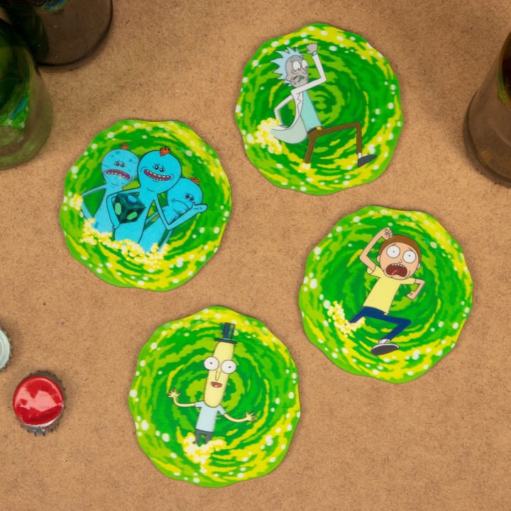 Sottobicchieri Rick and Morty