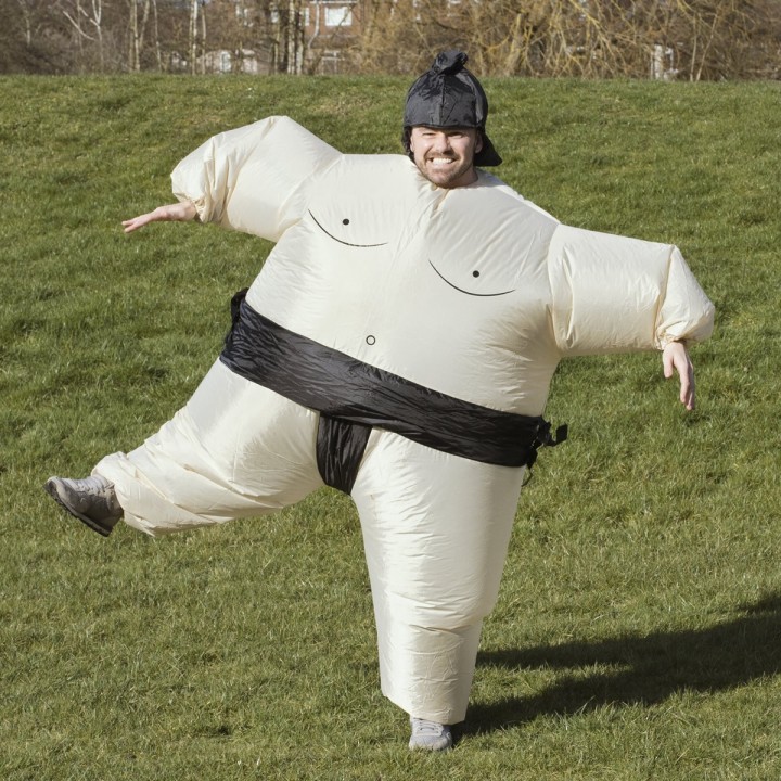 Costume gonfiabile lottatore di Sumo
