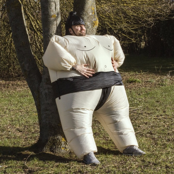 Costume gonfiabile lottatore di Sumo