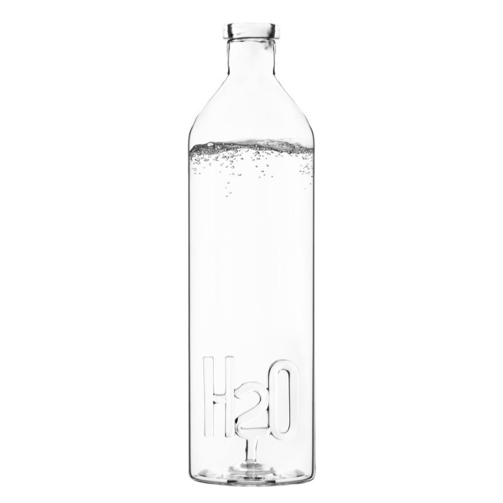 Bottiglia di vetro H2O