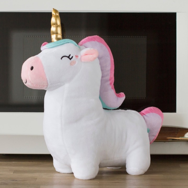 Unicorno riscaldabile da microonde