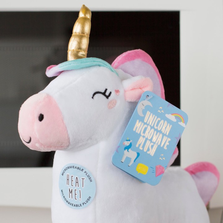 Unicorno riscaldabile da microonde