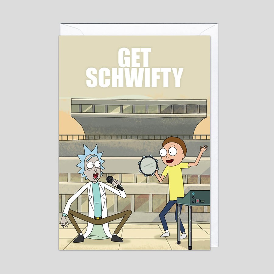Biglietto di auguri Rick e Morty