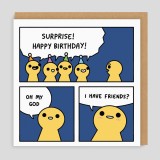 Biglietto di auguri Fumetto Friends