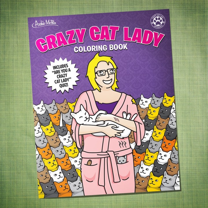 Libro da colorare Gattara