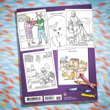 Libro da colorare Gattara
