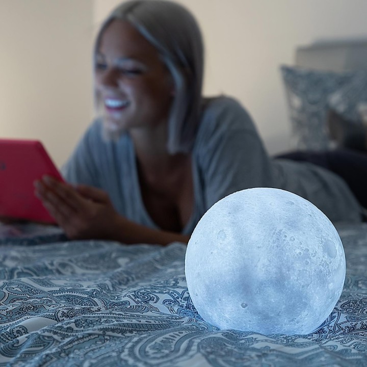 Lampada Luna multicolore