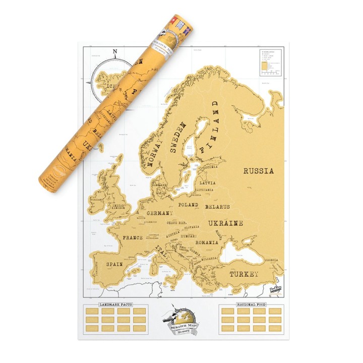 Scratch Map Europa - L'originale