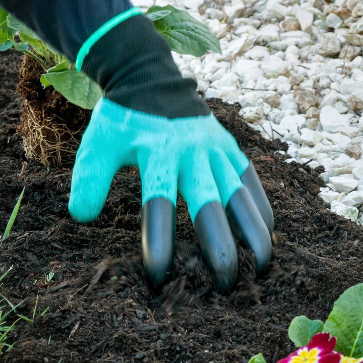 Guanti da giardino con artigli