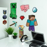 Adesivi da parete Minecraft
