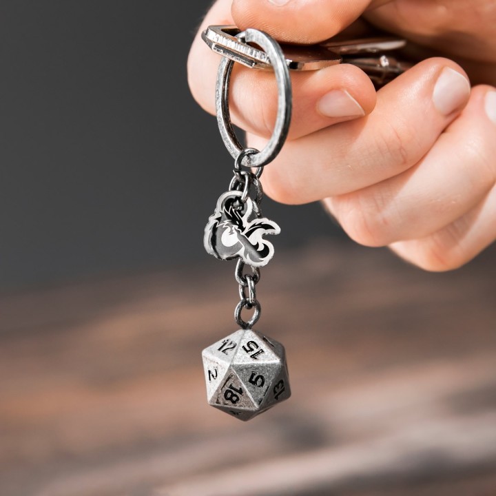 Portachiavi Dado da 20 D&D