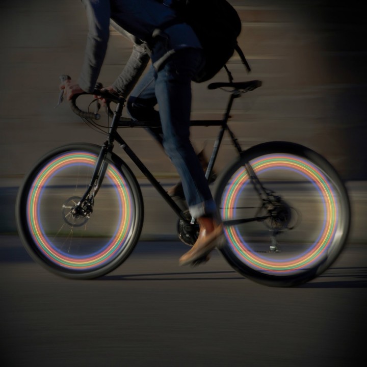 Luci da ruota per bicicletta