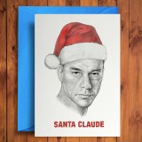 Biglietto di auguri Santa Claude