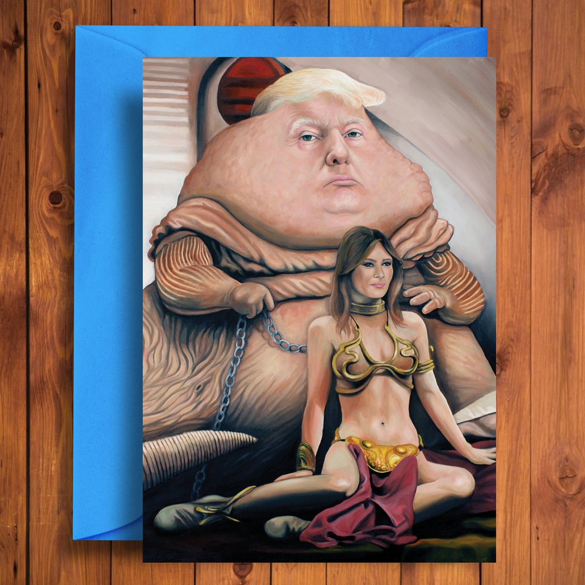 Biglietto di auguri Jabba the Trump