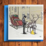 Biglietto di auguri Povero Rudolph