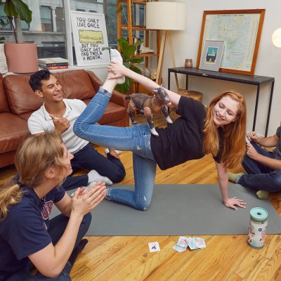 Gioco Yoga con la Capra