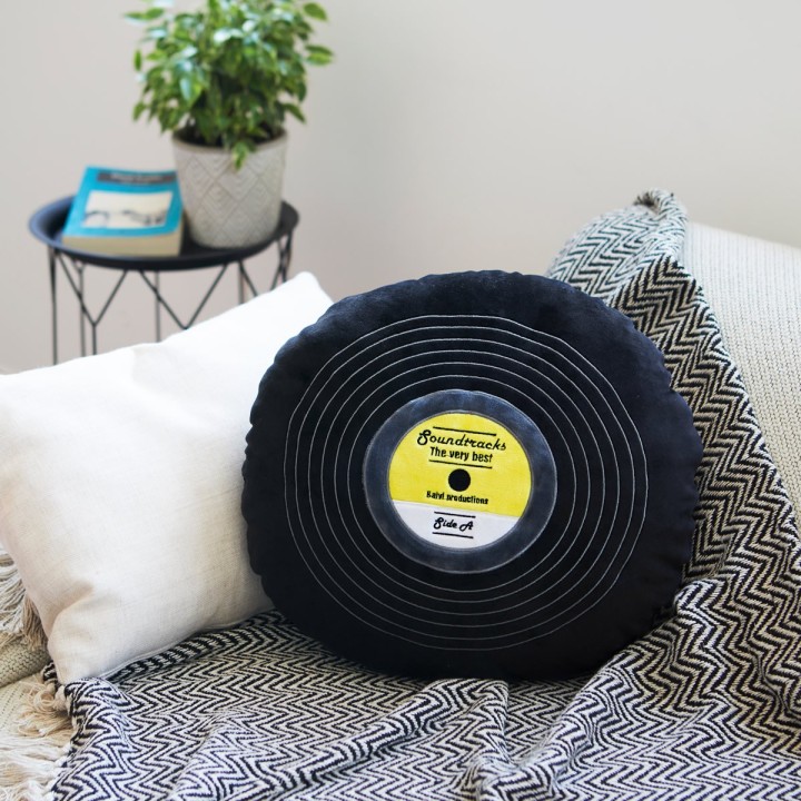 Cuscino Disco in vinile