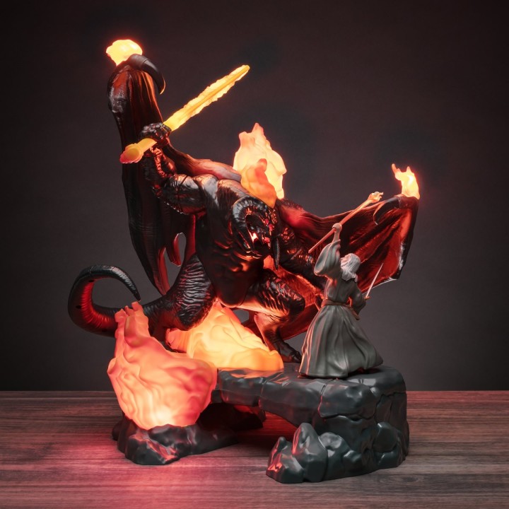 Lampada Gandalf contro Balrog