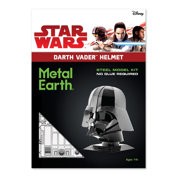 Modellino da montare casco Darth Vader