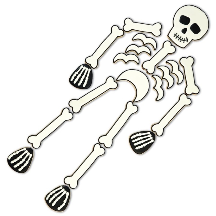 Set di formine Scheletro per Halloween