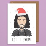 Biglietto di Natale Let it Snow