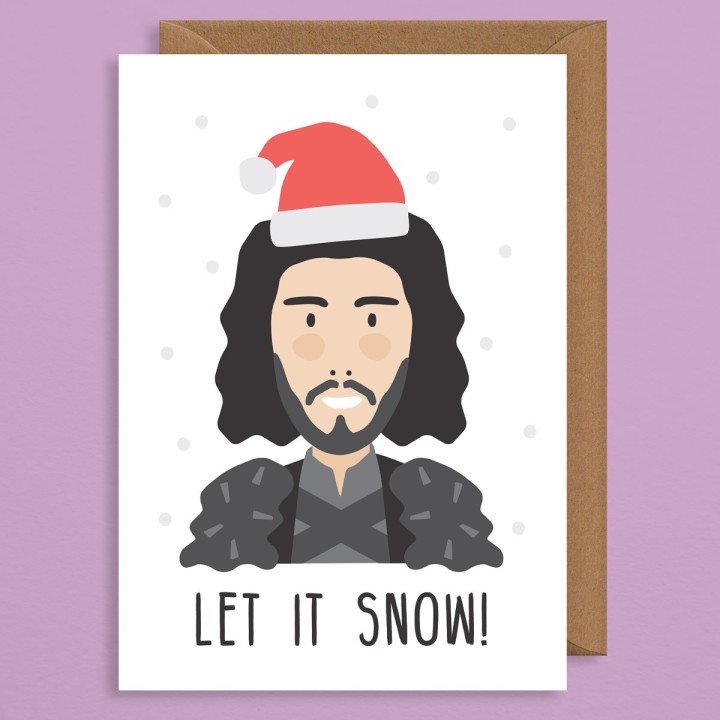 Biglietto di Natale Let it Snow