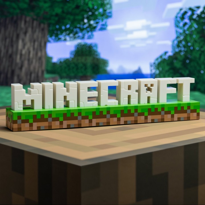 Lampada logo Minecraft