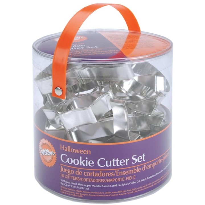 Set 18 formine per biscotti di Halloween