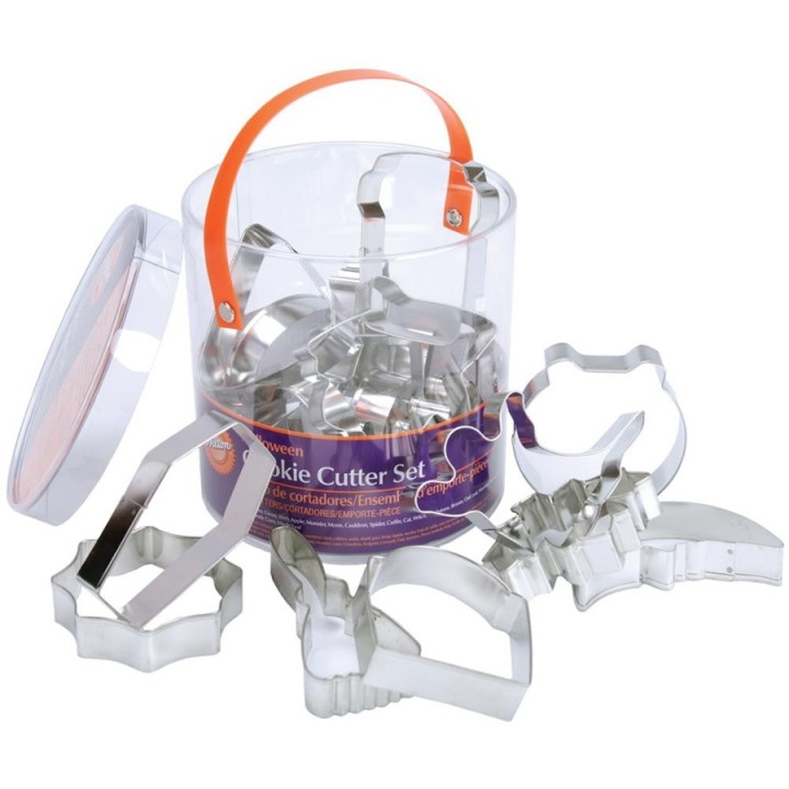 Set 18 formine per biscotti di Halloween