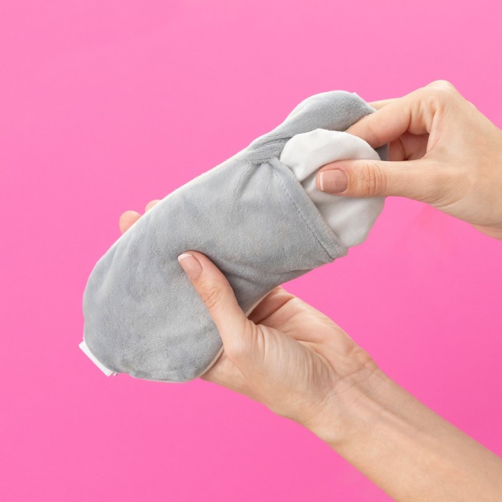Maschera per occhi riscaldabile