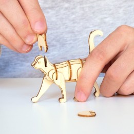 Puzzle 3D Gatto