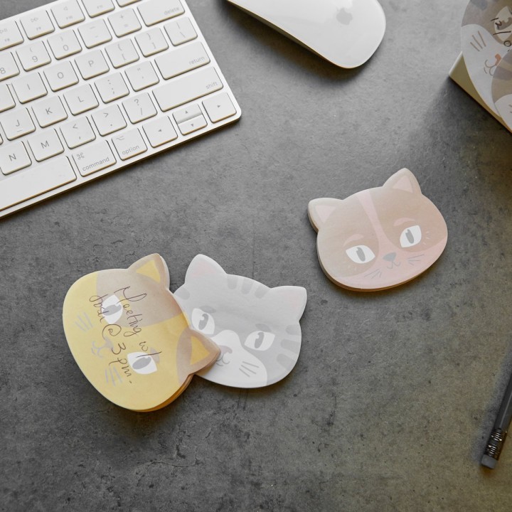 Gatti per appunti (set da 3)
