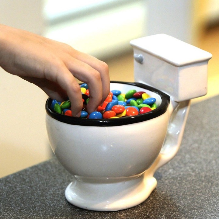 Tazza a forma di WC