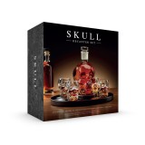 Decanter con bicchieri Teschio