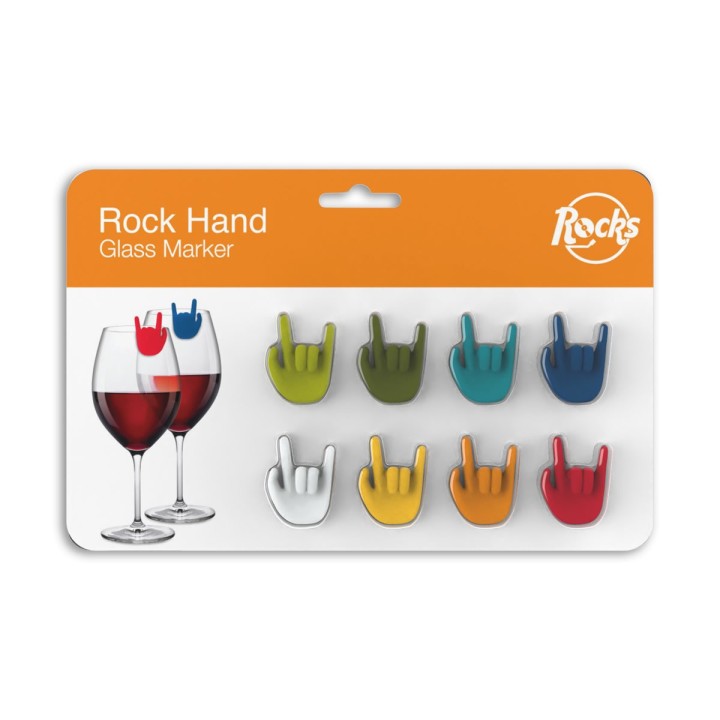 Mani Rock segna bicchieri
