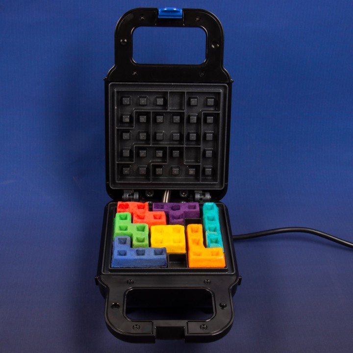 Piastra per waffle Tetris