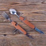 Coltellino multiuso con posate