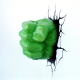 Luce da parete 3D Hulk