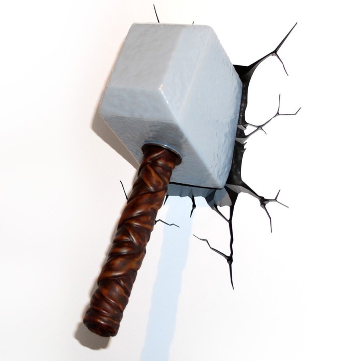 Luce da parete 3D Thor