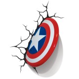 Luce da parete 3D Capitan America