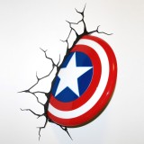 Luce da parete 3D Capitan America